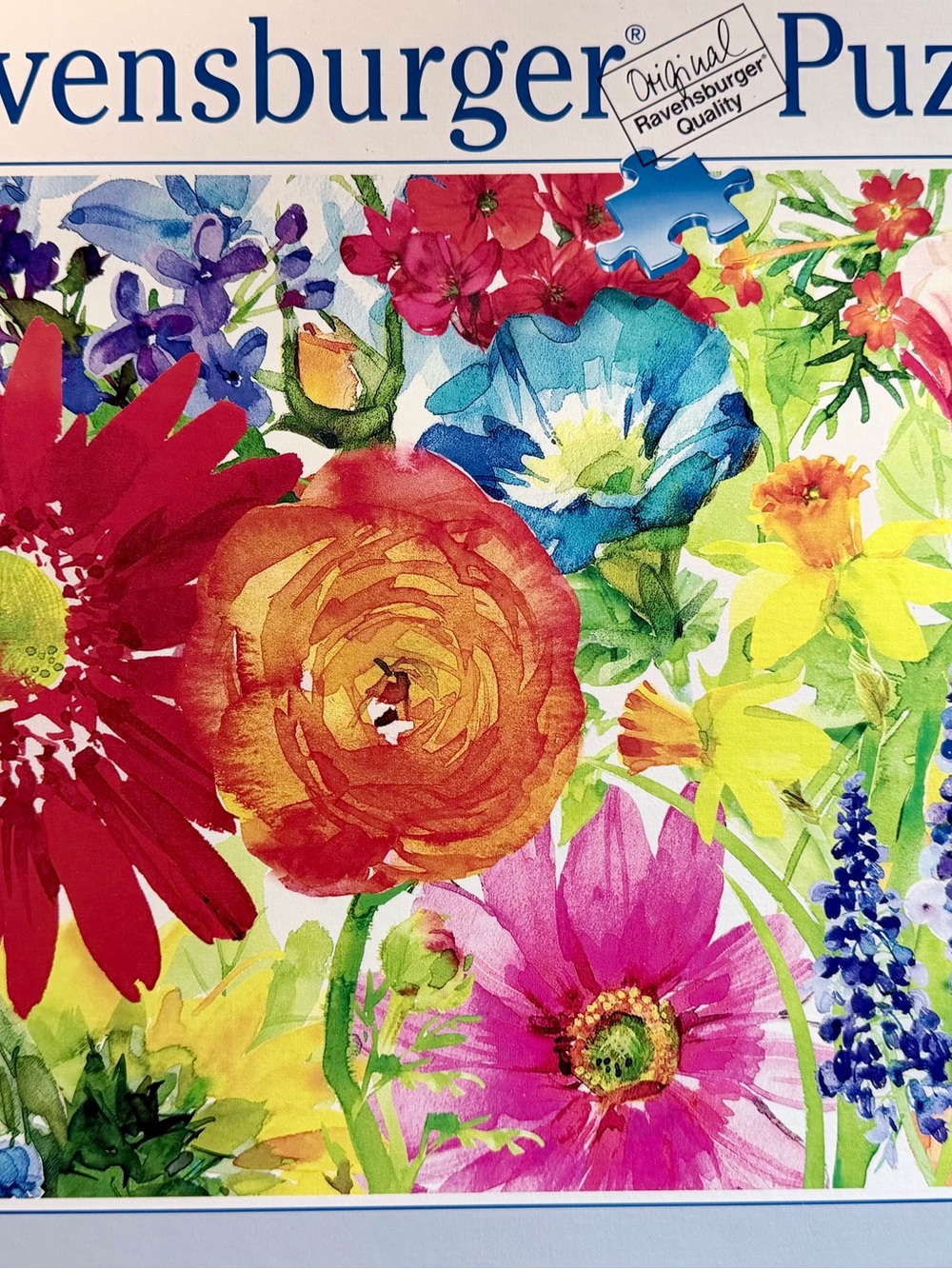 Ravensburger Vibrant Floral Watercolor Puzzle - Multicolor